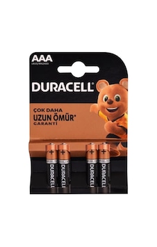Duracell Alkalin Pil Aaa 4&apos &apos Lü Paket