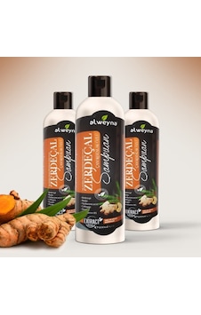 Alweyna Zerdeçal & Çam Kozalak Özlü Bitkisel Şampuan 3 x 400 ML Alweyna Zerdeçal & Çam Kozalak Özlü Bitkisel Şampuan 3 x 400 ML