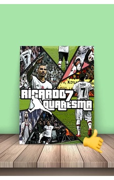 K Ricardo Quaresma 7 -1 20x30 Mdf Ahşap Tablo Çok Renkli - 616865861 Çok Renkli