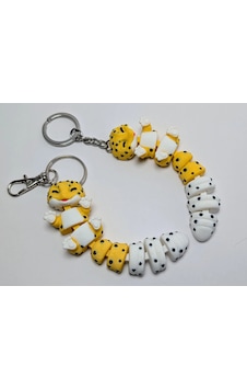 3d Baskı Hareketli Leopar Anahtarlık Eklemli Sevimli Leopar Figürü Çok Renkli 3d Baskı Hareketli Leopar Anahtarlık Eklemli Sevimli Leopar Figürü Çok Renkli