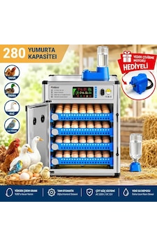 My280 Kapasiteli Profesyonel Tam Otomatik Kuluçka Makinesi Çift Nem Kontrol Sistemi, Otomatik Su Tamamlama Ve Çevirme Lisinya My280 Kapasiteli Profesyonel Tam Otomatik Kuluçka Makinesi Çift Nem Kontrol Sistemi, Otomatik Su Tamamlama Ve Çevirme Lisinya