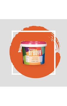 Bi Boya İç Cephe Duvar Boyası 7,5 Lt Enerjik Turuncu İpek Mat Trendy Su Bazlı Silinebilir Bi Boya İç Cephe Duvar Boyası 7,5 Lt Enerjik Turuncu İpek Mat Trendy Su Bazlı Silinebilir