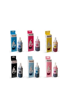 Epson Uyumlu 6 Renk Takım Photoink Plus Mürekkep Epson L Serisi Uyumlu 1455 Epson L Serisi Uyumlu