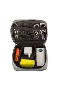 Livx Fermuarlı Elektronik Aksesuar Düzenleyici Çanta Organizer Kablo Düzenleyici Gadget Çanta Cırt C Sku: Zeus8690010059352