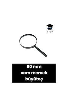 60 Mm Saplı Büyüteç Cam Mercek 60 Mm Saplı Büyüteç Cam Mercek