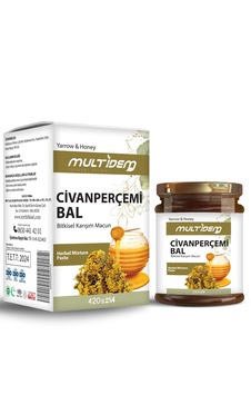 Multidem Civanperçemli Ballı Bitkisel Karışım Macun 420 G Multidem Civanperçemli Ballı Bitkisel Karışım Macun 420 G