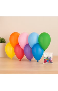 Klasik Renkli Lateks Balon 100'lü Açık Pembe Klasik Renkli Lateks Balon 100'lü Açık Pembe