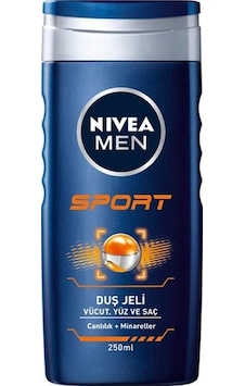 Nivea Men Sport Erkek Saç Yüz ve Vücut Yıkama Jeli 250 ML Nivea Men Sport Erkek Saç Yüz ve Vücut Yıkama Jeli 250 ML