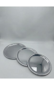 Üçlü Nakış Tepsi 31-34-30 Cm Boyutlarında - Sunum Tepsisi 3 Adet 3 Farklı Boy Krom Paslanmaz Üçlü Nakış Tepsi 31-34-30 Cm Boyutlarında - Sunum Tepsisi 3 Adet 3 Farklı Boy Krom Paslanmaz