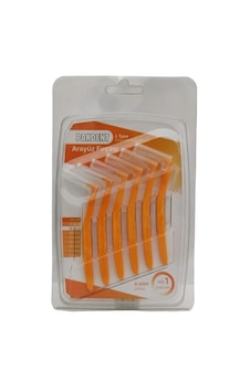 Pakdent Arayüz Fırçası L Tipi 0,45 Mm 6 Lı Turuncu Pakdent Arayüz Fırçası L Tipi 0,45 Mm 6 Lı Turuncu