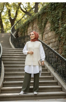 Ulupazarlama Çeyizlik Simli Robalı Yelek Düğmeli, Uçan Yelek Modeli Çeyizlik Yelek Çok Renkli