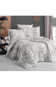 Maxstyle Poplin Saten Floral Double Nevresim Takımı