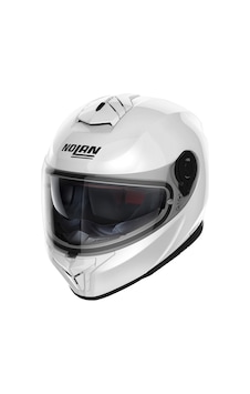 Nolan N80-8 Classic N-Com 005 Kapalı Kask Beyaz Nolan N80-8 Classic N-Com 005 Kapalı Kask Beyaz