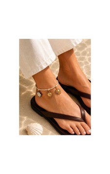 Riviera Collection Soleil Charmlı İpli Kadın Halhal Altın Altın