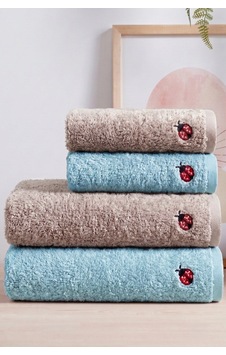 Lena 4'lü %100 Pamuk Bambu Nakışlı El - Yüz - Baş / Mutfak Havlusu Seti 2 Adet 50x90 Cm - 2 Adet 30x50 Analı Kızlı Çeyizlik Havlu Seti Premium, Yumuşak, Emici Ve Dayanıklı Mavi - Bej Lena 4'lü %100 Pamuk Bambu Nakışlı El - Yüz - Baş / Mutfak Havlusu Seti 2 Adet 50x90 Cm - 2 Adet 30x50 Analı Kızlı Çeyizlik Havlu Seti Premium, Yumuşak, Emici Ve Dayanıklı Mavi - Bej