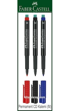 Faber-Castell Permament Cd Kalem Seti 3 Renk m Çok Renkli Faber-Castell Permament Cd Kalem Seti 3 Renk m Çok Renkli