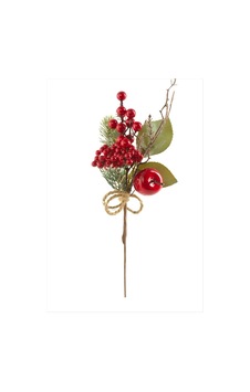 Muratech Elma Yapraklı Kokina Yılbaşı Süsü 29 Cm - Kırmızı Muratech Elma Yapraklı Kokina Yılbaşı Süsü 29 Cm - Kırmızı