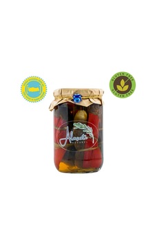 Alaçatı Naturel Doğal Patlıcan Dolma Turşusu 660cc Süzme 300 G E Alaçatı Naturel Doğal Patlıcan Dolma Turşusu 660cc Süzme 300 G E