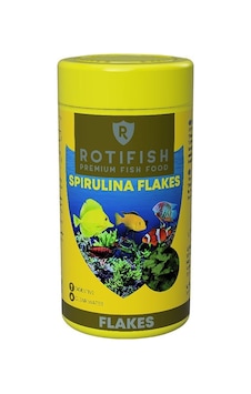 Rotifish Spirulina Flake 20gr (Spirulina Pul Yem) Rotifish Spirulina Flake 20gr (Spirulina Pul Yem)