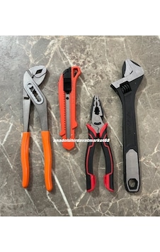 Dmr Pense Seti Fort Pense 180mm Pense Yankeski Maket Bıçak Kurbagacık 4lü Set Diğer Dmr Pense Seti Fort Pense 180mm Pense Yankeski Maket Bıçak Kurbagacık 4lü Set Diğer