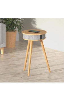 Doppler Barista Ayaklı Sehpa Bluetooth Hoparlör Açık Kahve Ahşap Kablosuz Tel Şarj Özellikli Magsafe Doppler Barista Ayaklı Sehpa Bluetooth Hoparlör Açık Kahve Ahşap Kablosuz Tel Şarj Özellikli Magsafe