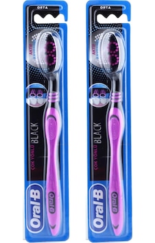 Oral-B Black Cavity Çok Yönlü Diş Fırçası 2 Adet Oral-B Black Cavity Çok Yönlü Diş Fırçası 2 Adet