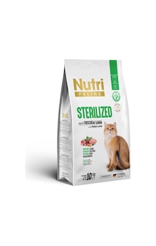 Nutri Feline Kuzulu Tahılsız Kısırlaştırılmış Yetişkin Kedi Maması 10 Kg Nutri Feline Kuzulu Tahılsız Kısırlaştırılmış Yetişkin Kedi Maması 10 Kg