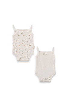 Babycosy Organic Babycosy Atlet Body 2li Ekru Babycosy Organic Babycosy Atlet Body 2li Ekru