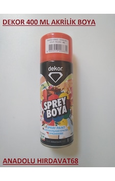 Dekor 400 ML Tampon Boyası Sprey Boya Makina Kırmızı Sprey Boya Dekor 400 ML Tampon Boyası Sprey Boya Makina Kırmızı Sprey Boya