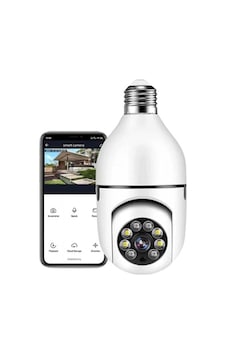 Gece Görüşlü 360 Derece  Wifi Kamera Kablosuz Güvenlik Kamerası