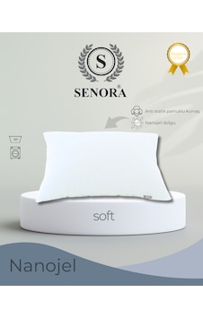 Soft Nanojel Antibakteriyel Yastık Pamuklu Kumaş Soft Nanojel Antibakteriyel Yastık Pamuklu Kumaş
