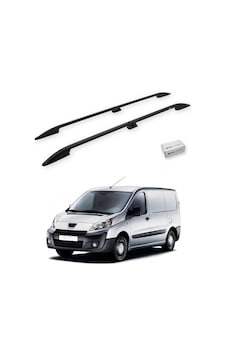 Turtle Peugeot Tepee Expert Mk2 2006-2016 / Kısa Şasi Tavan Çıtası Crown Siyah