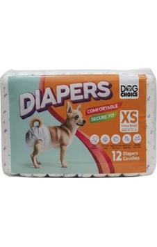 Dog Choice Diapers Köpek Bağlama Bezi Xs Boy 12 Li Paket Erkek Köpek Alt Bezi Dog Choice Diapers Köpek Bağlama Bezi Xs Boy 12 Li Paket Erkek Köpek Alt Bezi