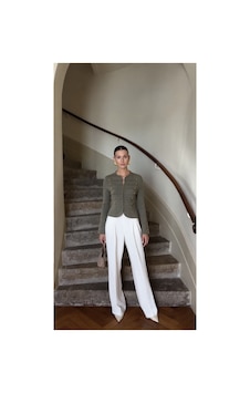 Verymoda Çift Ssıra Düğme Blazer Triko Ceket K-238 Haki Verymoda Çift Ssıra Düğme Blazer Triko Ceket K-238 Haki