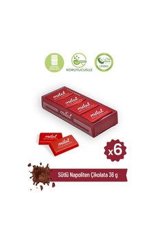 Milat Napoliten Sütlü Çikolata 6 36 G