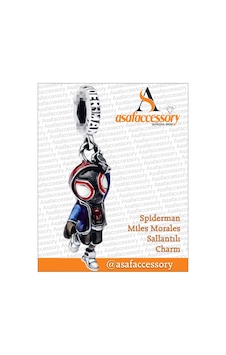 Miles Morales Charm Asafaccessory Siyah Miles Morales Charm Asafaccessory Siyah