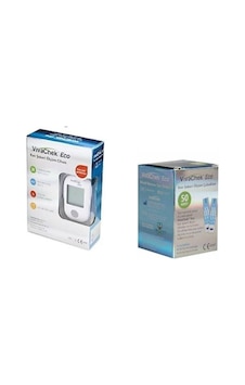Vivachek Eco Ölçüm Cihazı + 50 Adet Çubuk Vivachek Eco Ölçüm Cihazı + 50 Adet Çubuk