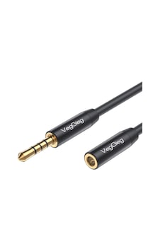 VegGieg 3.5 MM TRRS Aux Kulaklık Mikrofon Ses Uzatma Kablosu 2 M VegGieg 3.5 MM TRRS Aux Kulaklık Mikrofon Ses Uzatma Kablosu 2 M