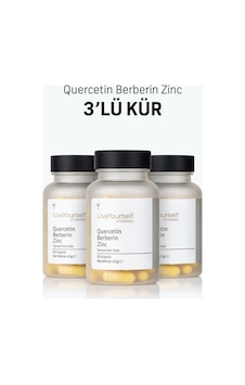 Quercetin Berberin 60 Kapsül X 3 Adet Quercetin Berberin 60 Kapsül X 3 Adet