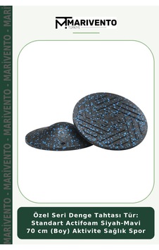 Özel Seri Denge Tahtası Tür: Standart Actifoam Siyah-mavi 70 Cm Boy Aktivite Sağlık Spor Siyah - Mavi Özel Seri Denge Tahtası Tür: Standart Actifoam Siyah-mavi 70 Cm Boy Aktivite Sağlık Spor Siyah - Mavi