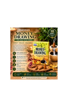 Darshan Money Drawing Ters Akış Backflow Tütsü Konisi 10'lu Paket Darshan Money Drawing Ters Akış Backflow Tütsü Konisi 10'lu Paket