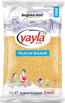 Yayla Pilavlık Bulgur 16 x 1 KG Yayla Pilavlık Bulgur 16 x 1 KG