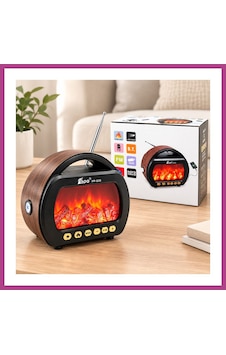 Gees Global Fenerli Şömineli Bluetooth Radyo Hoparlör Am/fm/sw, Usb/type-c, Tf Gbzs Gees Global Fenerli Şömineli Bluetooth Radyo Hoparlör Am/fm/sw, Usb/type-c, Tf Gbzs