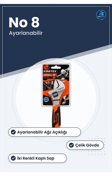 Kurbağacık İngiliz Anahtar No 8 Çelik Ayarlanabilir Manuel Tamir Kurbağacık İngiliz Anahtar No 8 Çelik Ayarlanabilir Manuel Tamir
