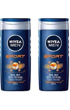 Nivea Men Sport 2'li Saç & Yüz Ve Vücut Jeli 250 ml