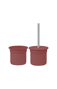 Ham+hüp Pipetli Silikon Bardak Seti Velvet Rose / Powder Grey Ham+hüp Pipetli Silikon Bardak Seti Velvet Rose / Powder Grey