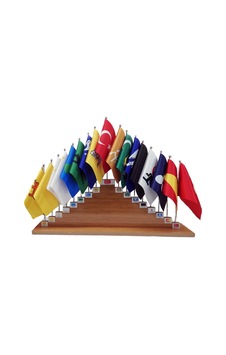 17'li Eski Türk Devletleri Bayrakları Seti 17 Türk Devleti Bayrağ