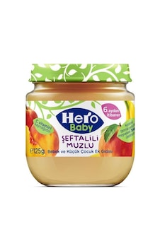 Hero Baby 120 Gr Seftalı Muz Hero Baby 120 Gr Seftalı Muz
