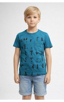 Yale Kids 8-12 Yaş Erkek Çocuk Tişört Koyu Petrol Mavi Yale Kids 8-12 Yaş Erkek Çocuk Tişört Koyu Petrol Mavi