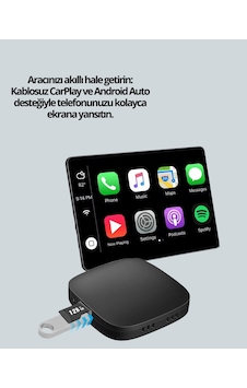 Kablosuz Android Auto Adaptör Bluetooth 5.0 Araç İçi Kablosuz Android Auto Adaptör Bluetooth 5.0 Araç İçi